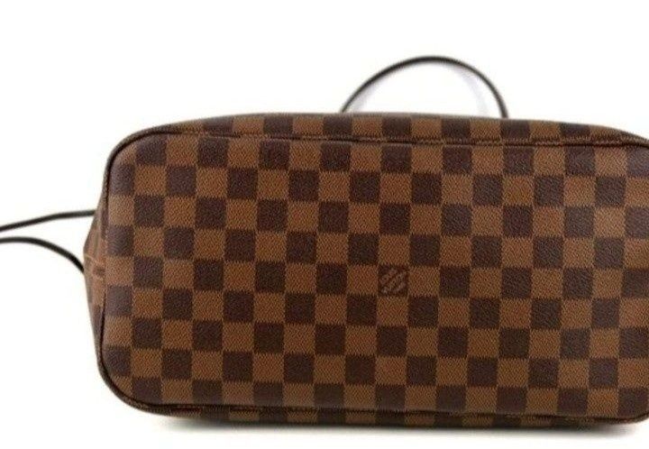 Geanta piele naturala LV Neverfull,certificat,saculet,card,eticheta