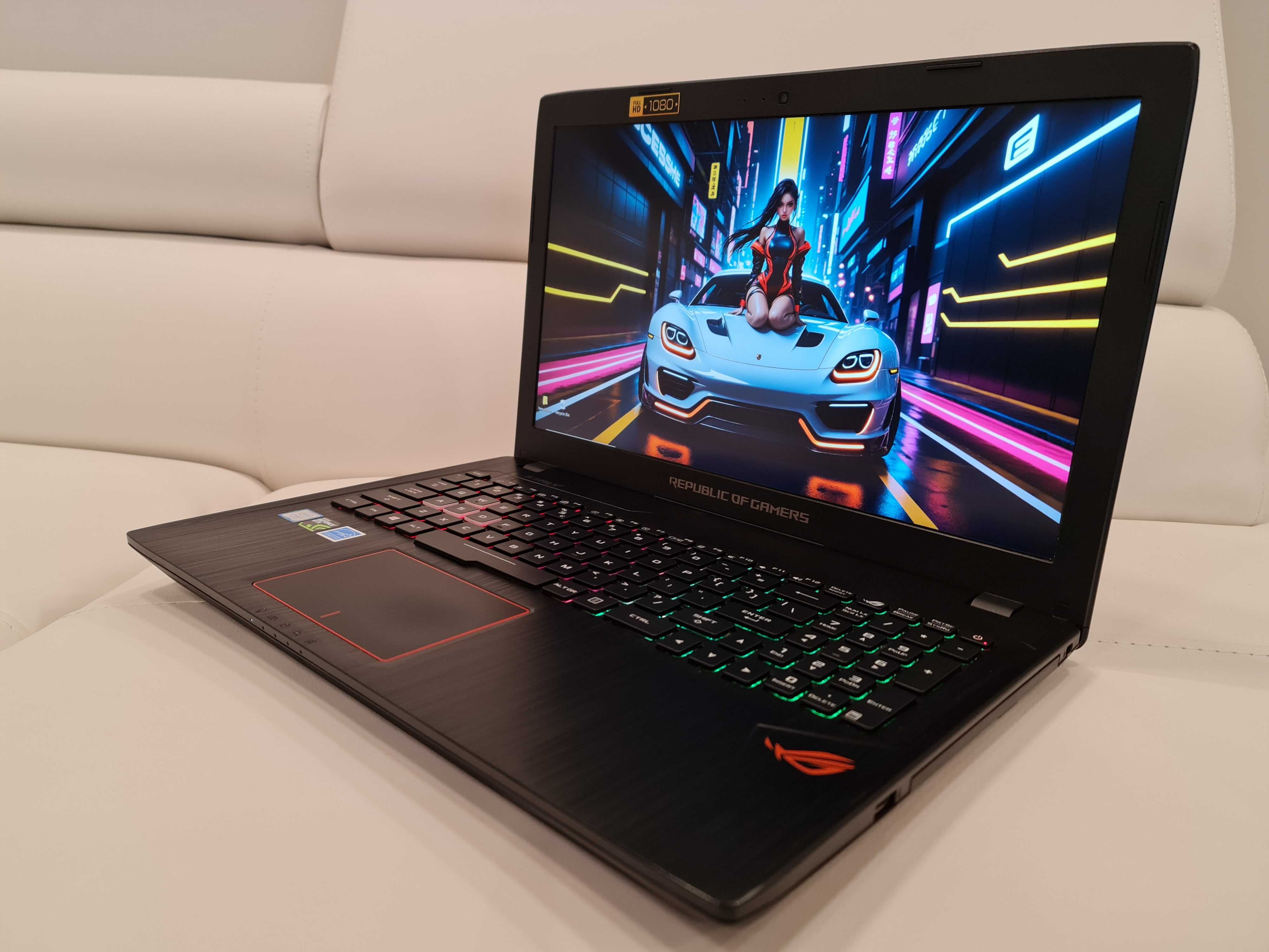 Laptop Asus Republic of Gamers nou, intel core- i7, ram 16 gb