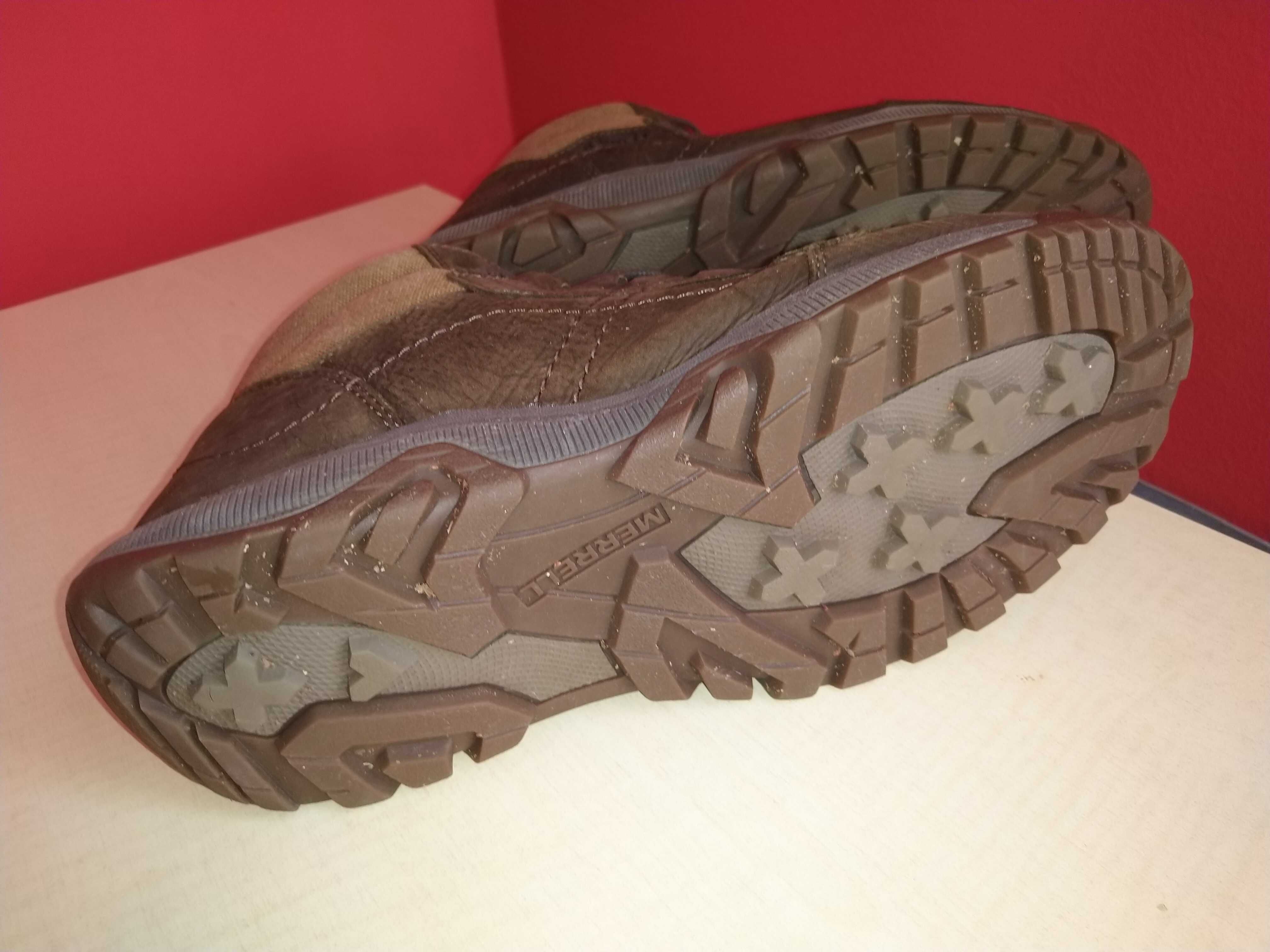 Обувки кожени Merrell , високи и удобни