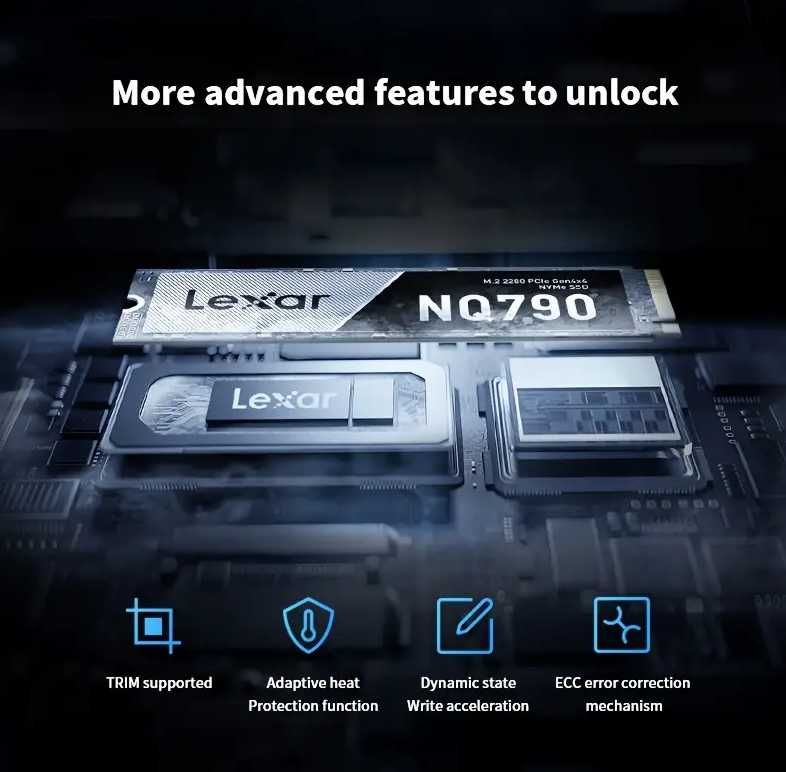 Lexar NQ790 SSD NVME M.2 - 2 TB