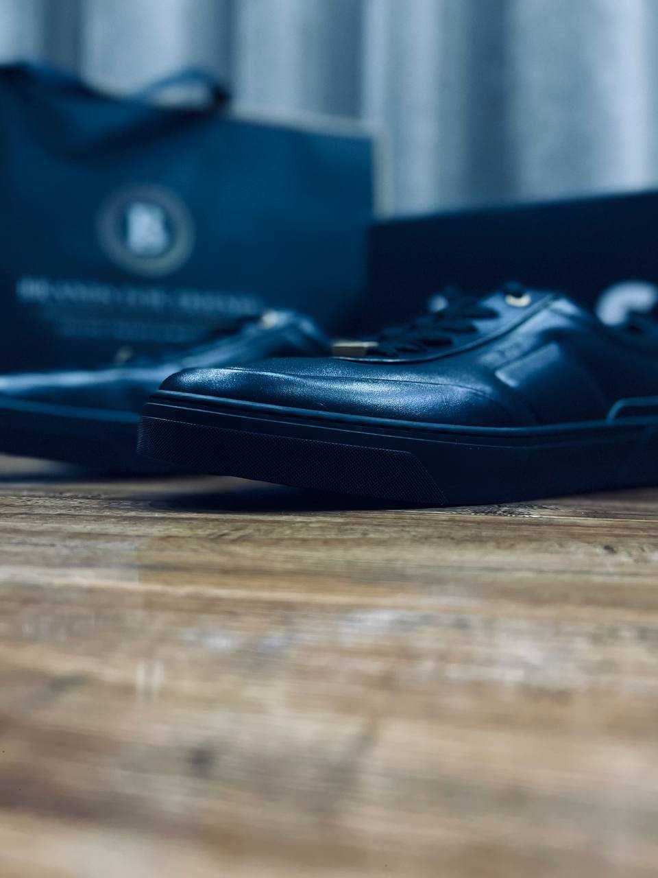 BOSS мужские кожаные кроссовки Итальянского производства