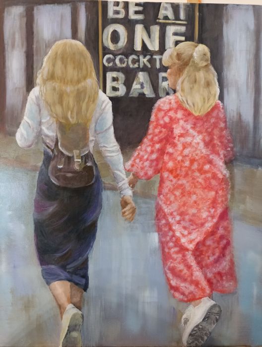 Pictura in ulei / pânză pe șasiu