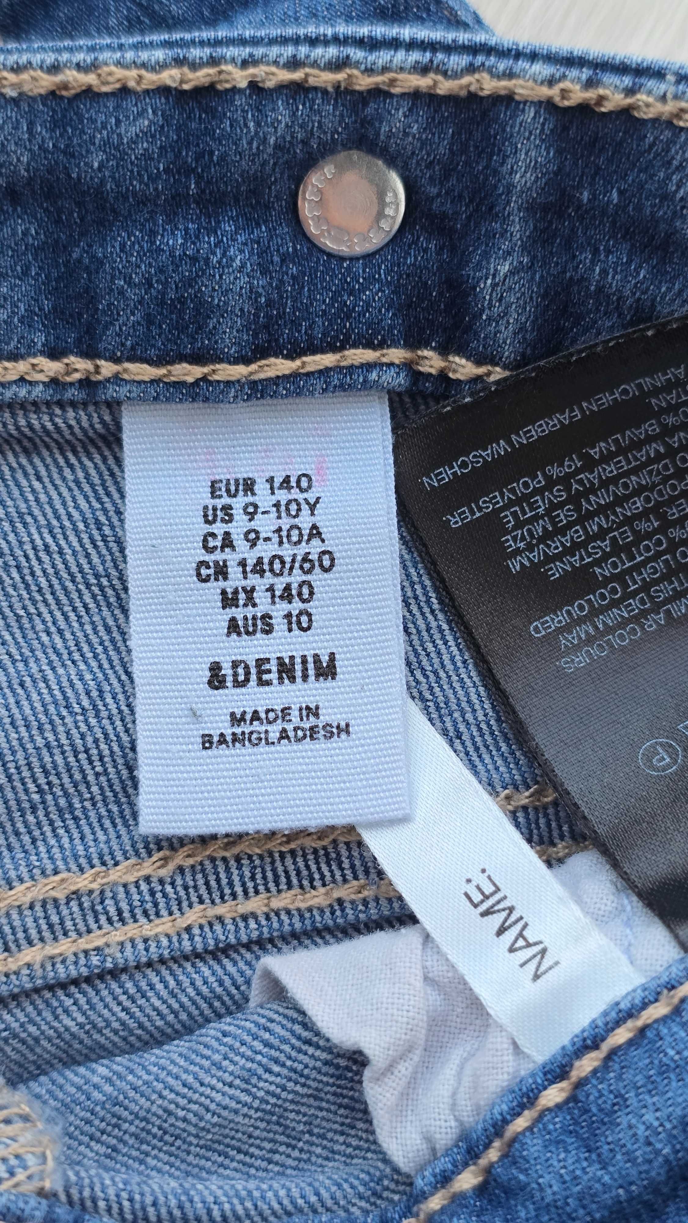 Детски дънков гащеризон H&M и дънково яке 9-10 години