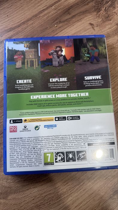 Игра Майнкрафт Ps5