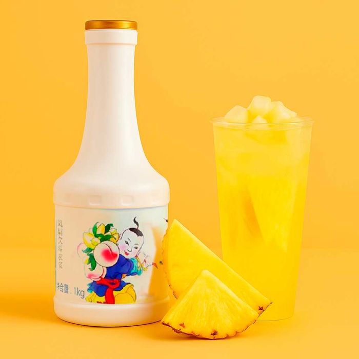 Концентрат ананасового сока Сироп, Для бабл ти и чая с тапиокой