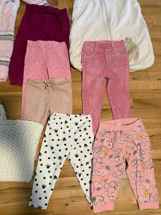 Голям лот за момиче есен/зима - размер 86/92, общо 54+ части