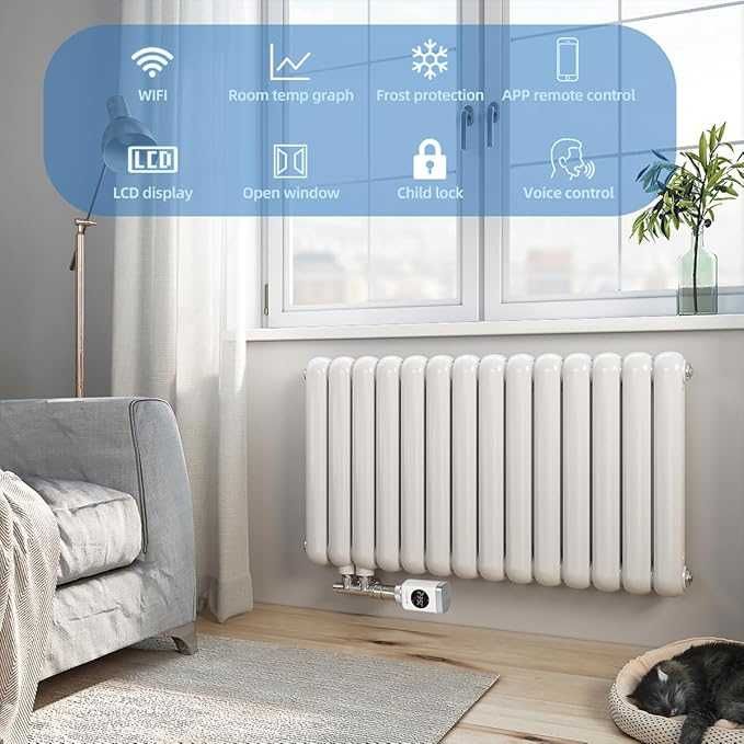 Termostat inteligent pentru calorifer radiator WiFi SALCAR