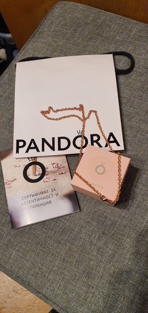 Pandora Rose колие/верижка 60см+ сертификат