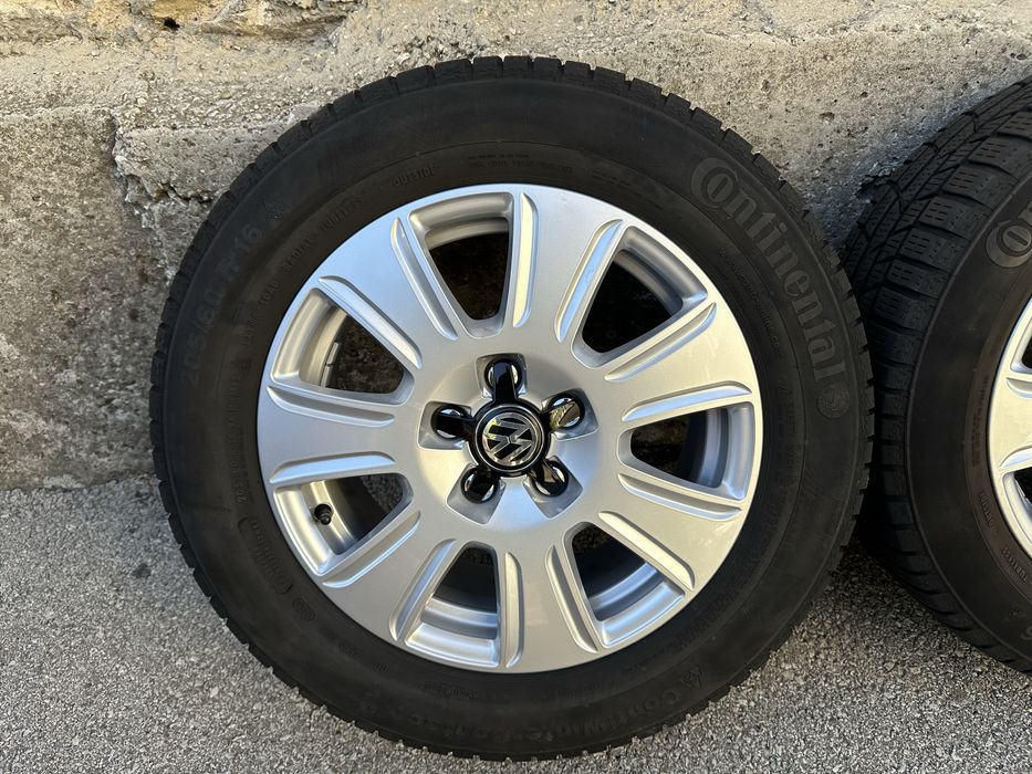 5x112 VW със зимни гуми Continental 205/60/16