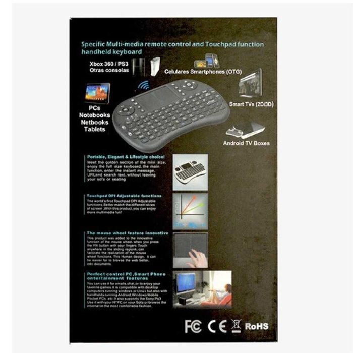 Безжична клавиатура за таблети, телевизионни кути, конзоли и други