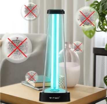 Противомикробна антивирусна UV лампа за дезинфекция