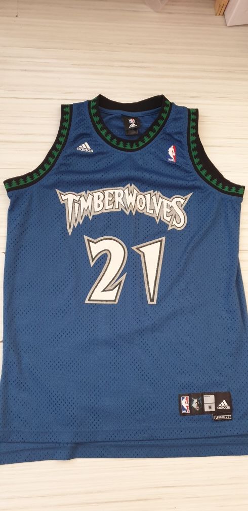 Adidas NBA Timberwolves GARNETT # 21 Mens Size М ОРИГИНАЛ! МЪЖКИ ПОТНИ