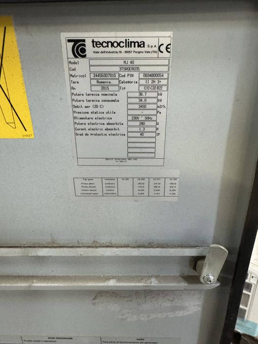 Aeroterma gaz 37kw
