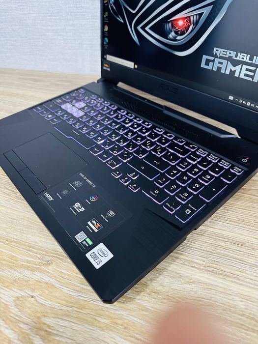 ASUS TUF Core i5+GTX1650 Мощный, Игровой ноутбук для Игр и Графики