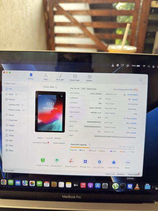iPad Air 1 SpaceGray 16GB