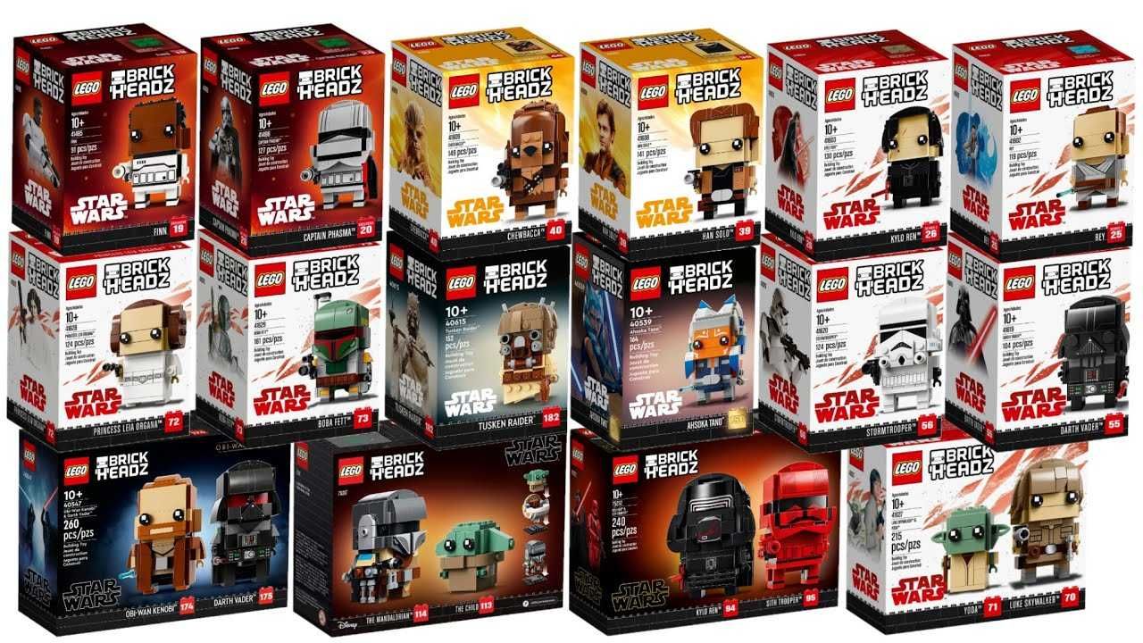 Colectie seturi LEGO BRICKHEADZ - noi, sigilate, diverse teme