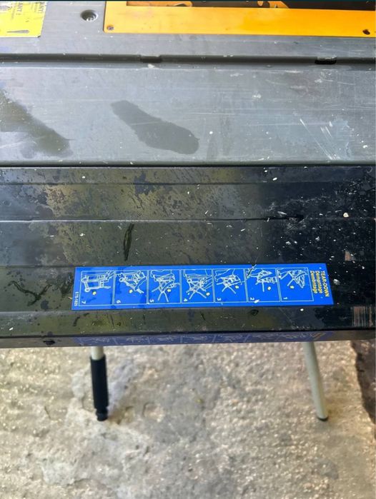 Сгъваема маса циркуляр REOBY 2200 вата 260 диск