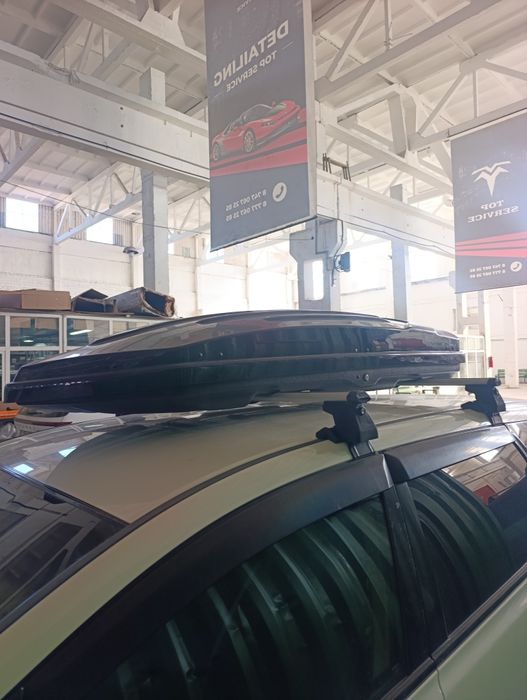 Автобокс с поперечными релингами