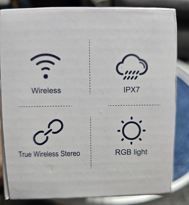 Boxă Portabilă Rienok S1 Mini Sigilată 30W Bluetooth 5.3 RGB