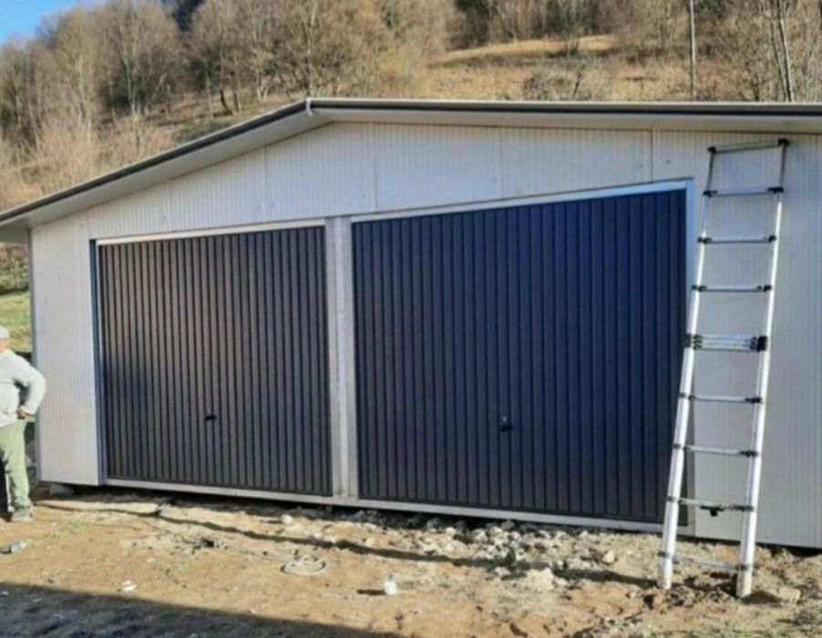 Garaje auto 5×8 din panouri Sandwich la super preț