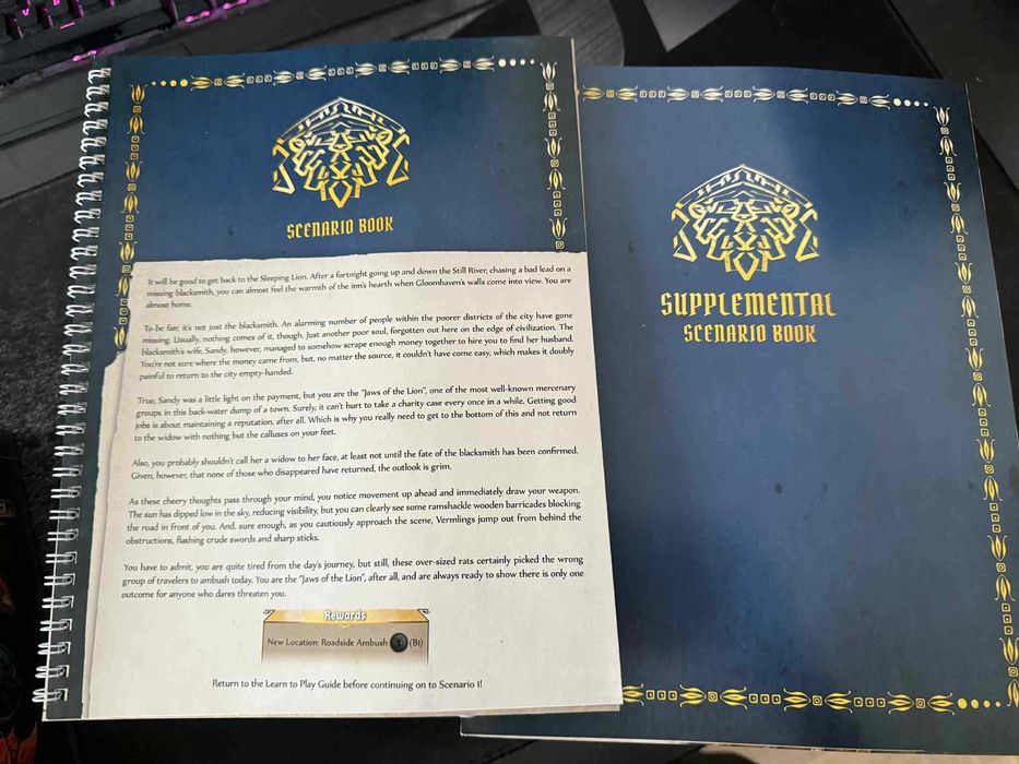 Настолна игра Gloomhaven: Jaws of the Lion