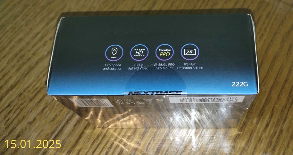 Cameră video auto NEXTBASE 222G, GPS, 6G lens, NightVision, sigilată