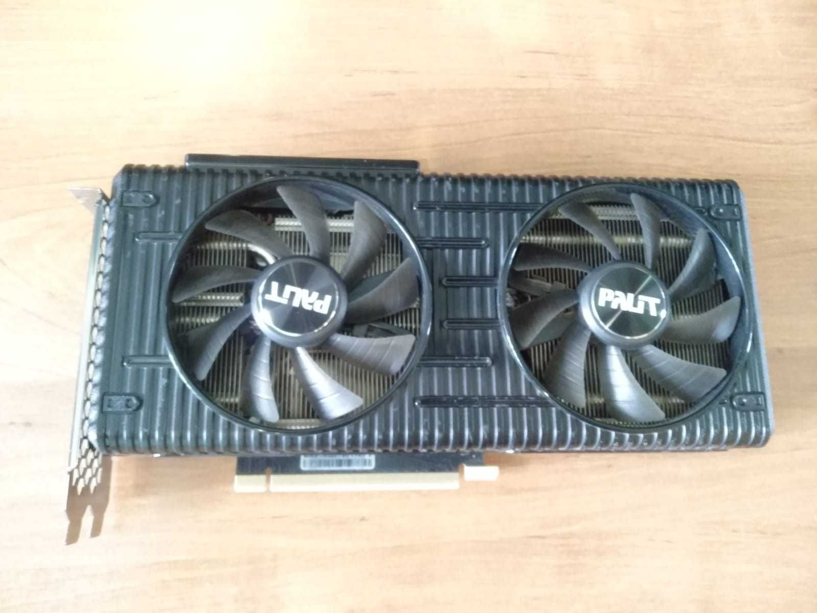 Продам Видеокарту Palit GeForce RTX 3060 Ti Dual 8Gb 256Bit