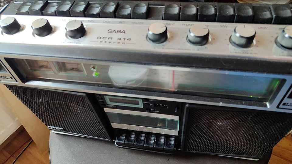 Radiocasetofon stereo SABA RCR 414