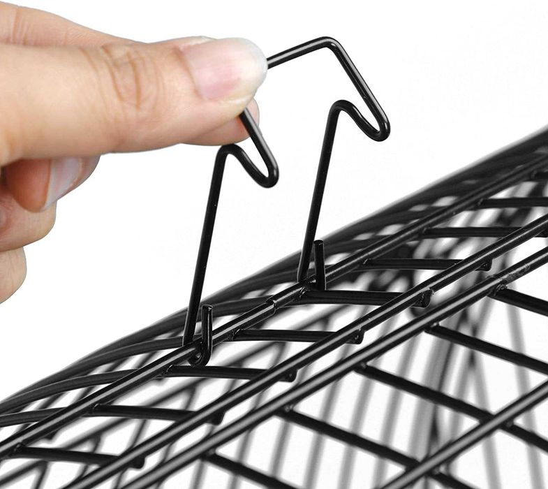 Правоъгълна клетка за голям папагал отваряща се отгоре