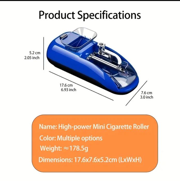 Masina injectat aparat electric de facut tigari,tuburi 8.0mm si 6.5mm