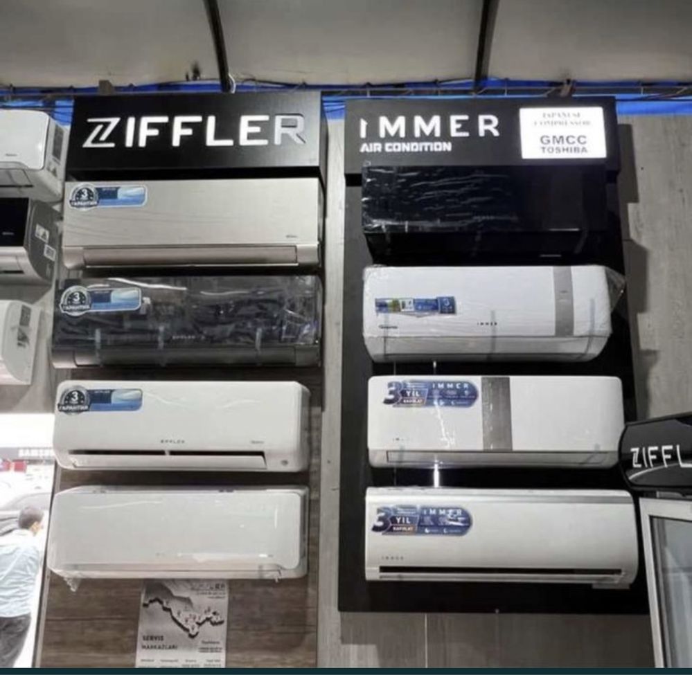 Konditsioner ZIFFLER 12* 18* INVERTER с горантиями Скидка Доставка ест