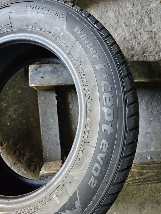 2 anvelope iarna 215 60 16 Hankook