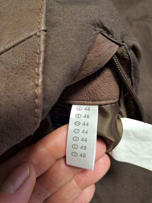 sacou dama de piele naturala