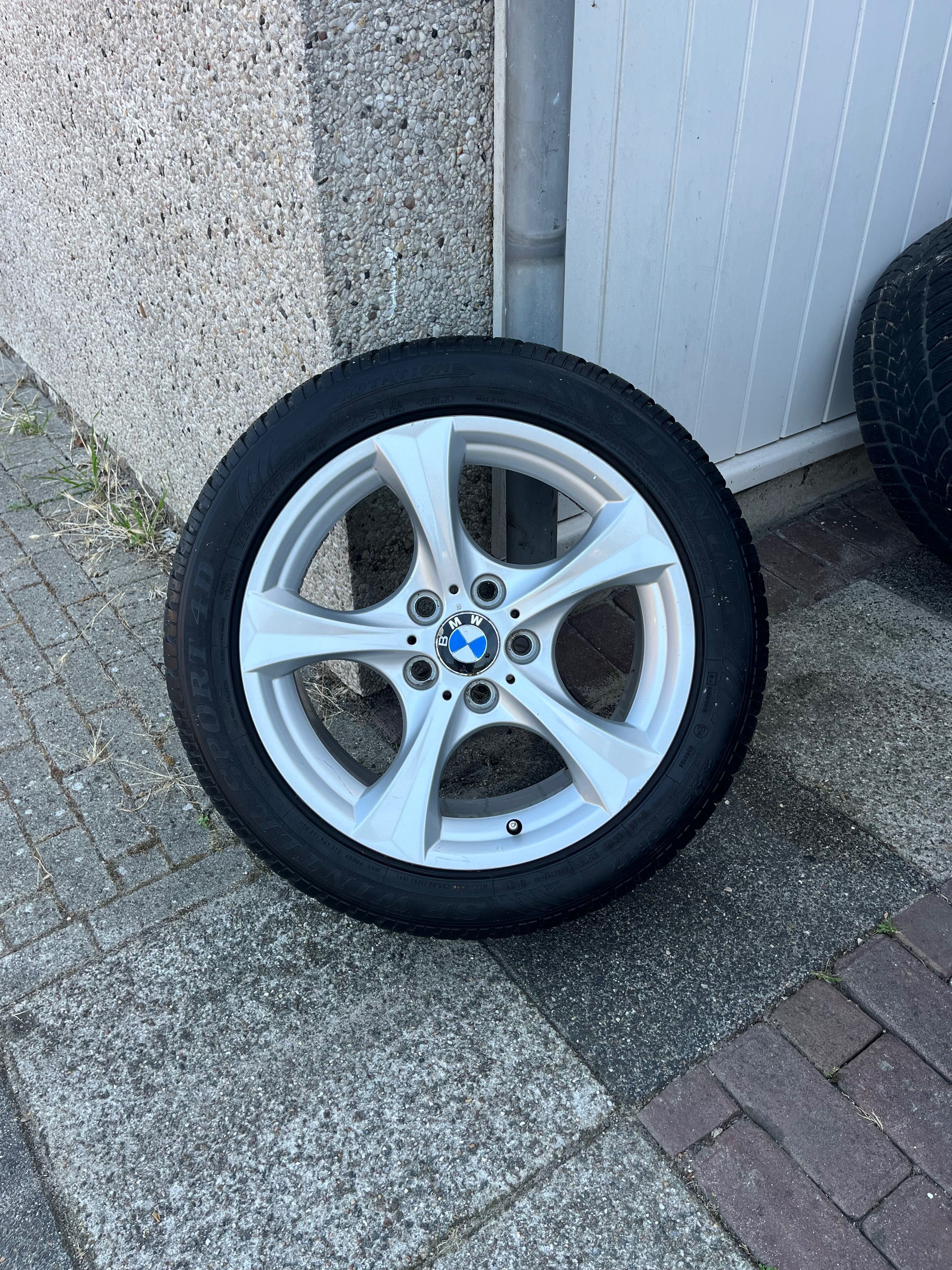 Джанти 5x120 със зимни гуми    BMW 225/50/17
