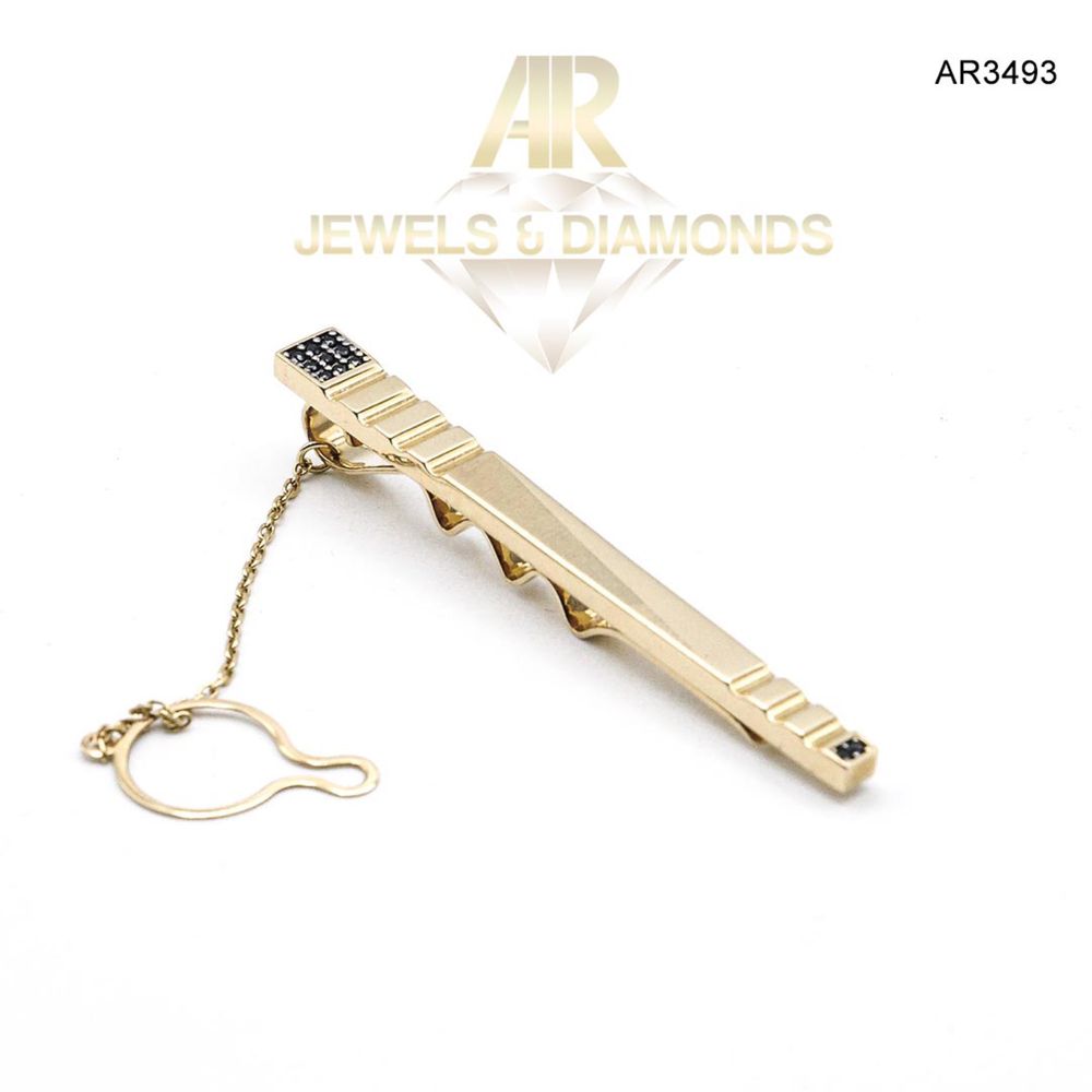 Ac de Cravata din Aur 14k model nou deosebit ARJEWELS(AR3493)