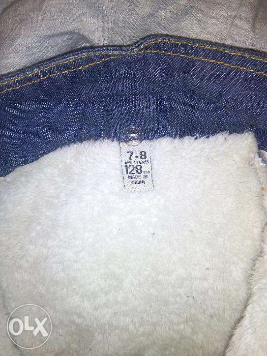 Продам куртку детскую джинсовую унисекс 9-10 лет