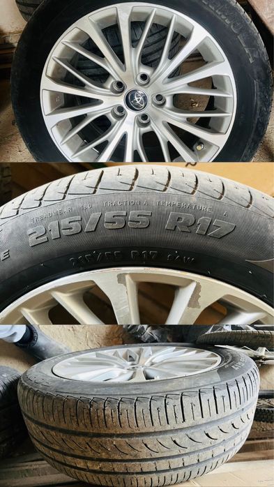 Продам шины и титанку Toyota