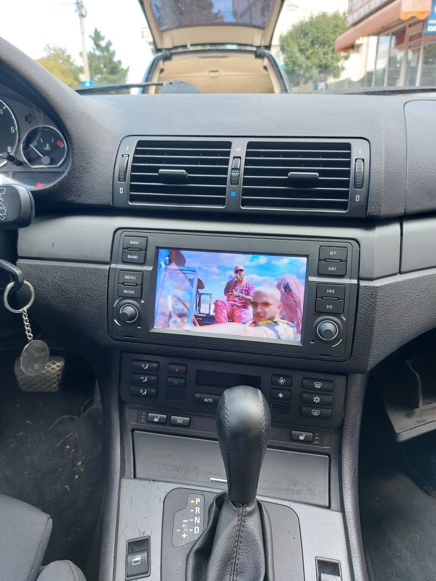 Navigatie Android BMW e46 Waze YouTube GPS BT USB casetofon