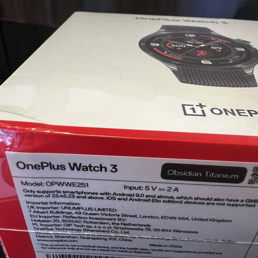 Нов! 2г. гаранция! OnePlus Watch 3 - Black