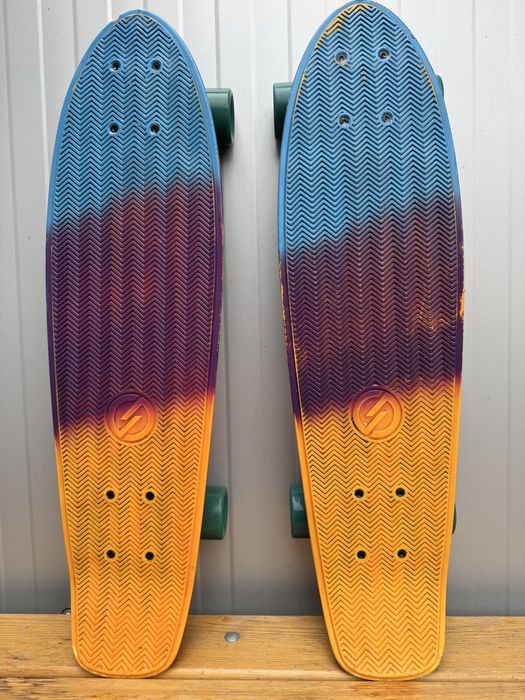 Vand penny board Cruiser Skateboard - Big Yamba - Blue/Coral Gradient