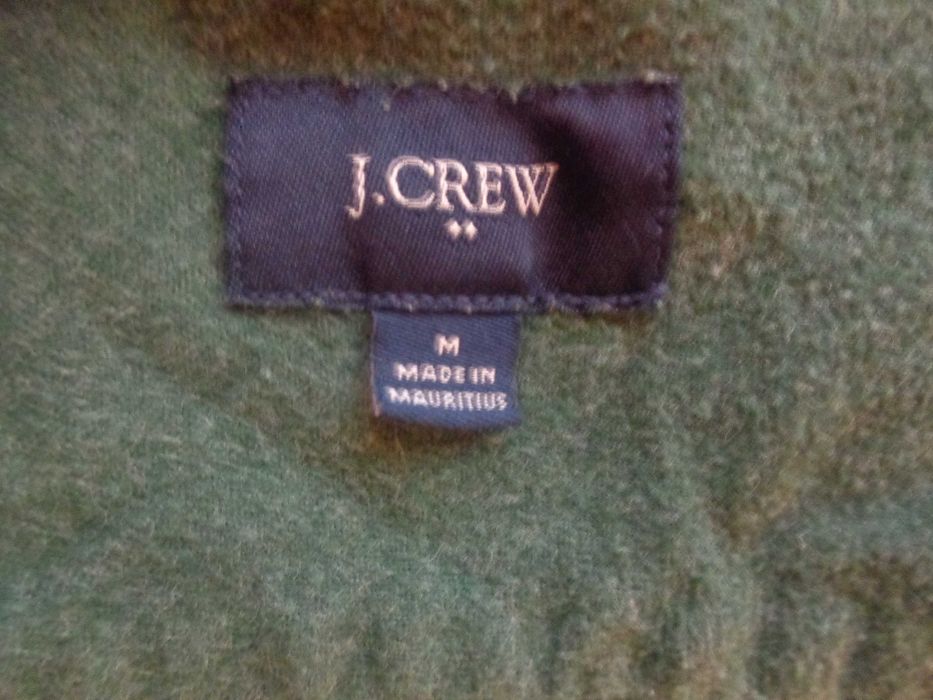 Camasa  J Crew flanel verde marimea M