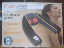 Масажна възглавница за врат/Масажор Medisana+подарък мини масажор
