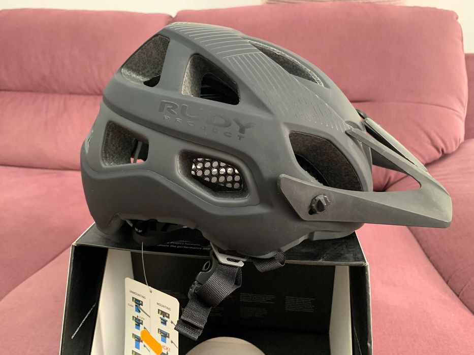 Casca ciclism Rudy Project Protera Black Anthracite Matte marime L
