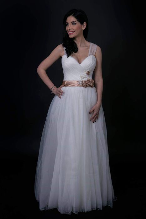 rochie mireasa 36 sau 38, corset reglabil