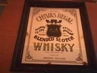 reclama pe oglinda "Chivas Regal"