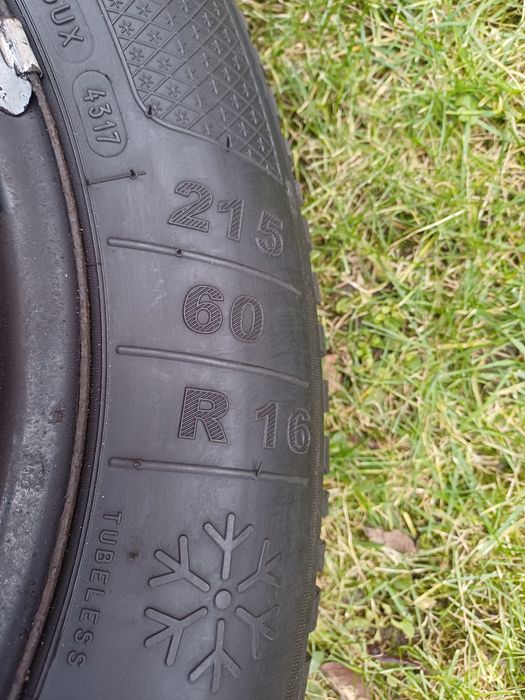 Vând roti /anvelope iarna 215/60 r 16 5x112  KLEBER Krisalp HP3