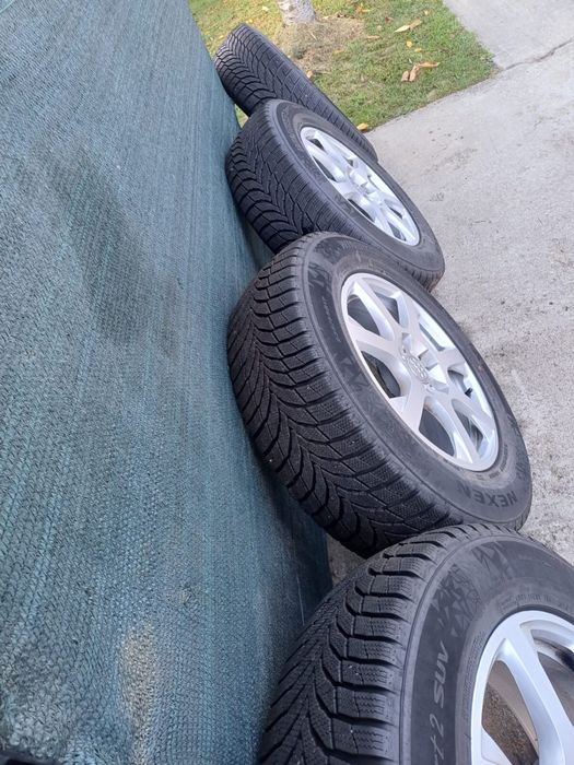 Jante aliaj R 17 Audi - Cauciucuri de iarna noi !!!