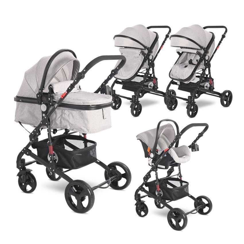 Бебешка комбинирана количка Lorelli Alba Classic (3 в 1)