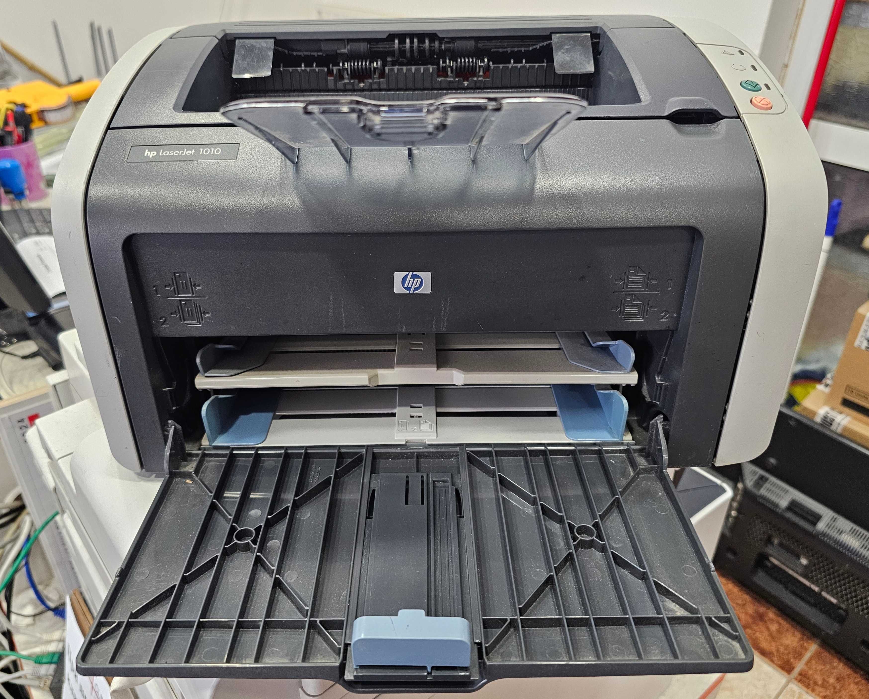 Hp LaserJet 1010 лазерен принтер за офис/дом с 6 месеца гаранция