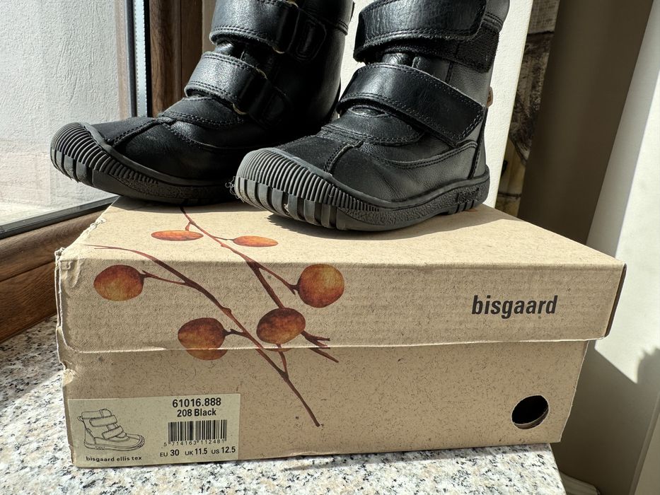 Ghete botine piele iarna copii marca Bisgaard